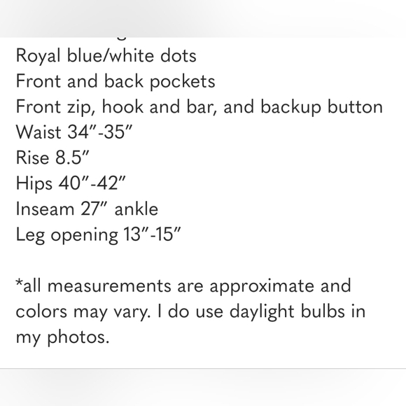 Like new Jasmine & Juliana polka dot ankle pants - Picture 13 of 13